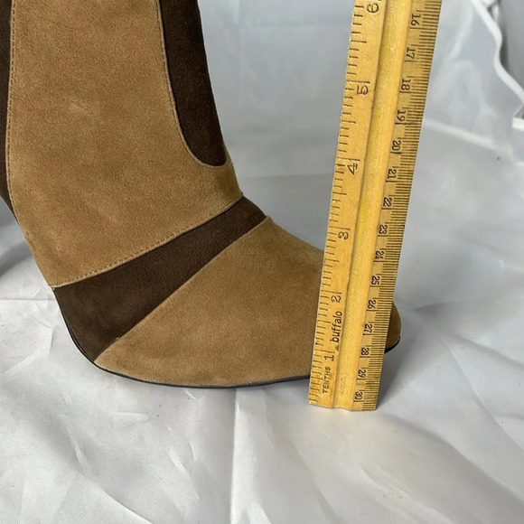 BGBGENERATION 2 Tone Brown Laddies Leather Booties Hidden 1/2” Platform Size 10 - Picture 12 of 14